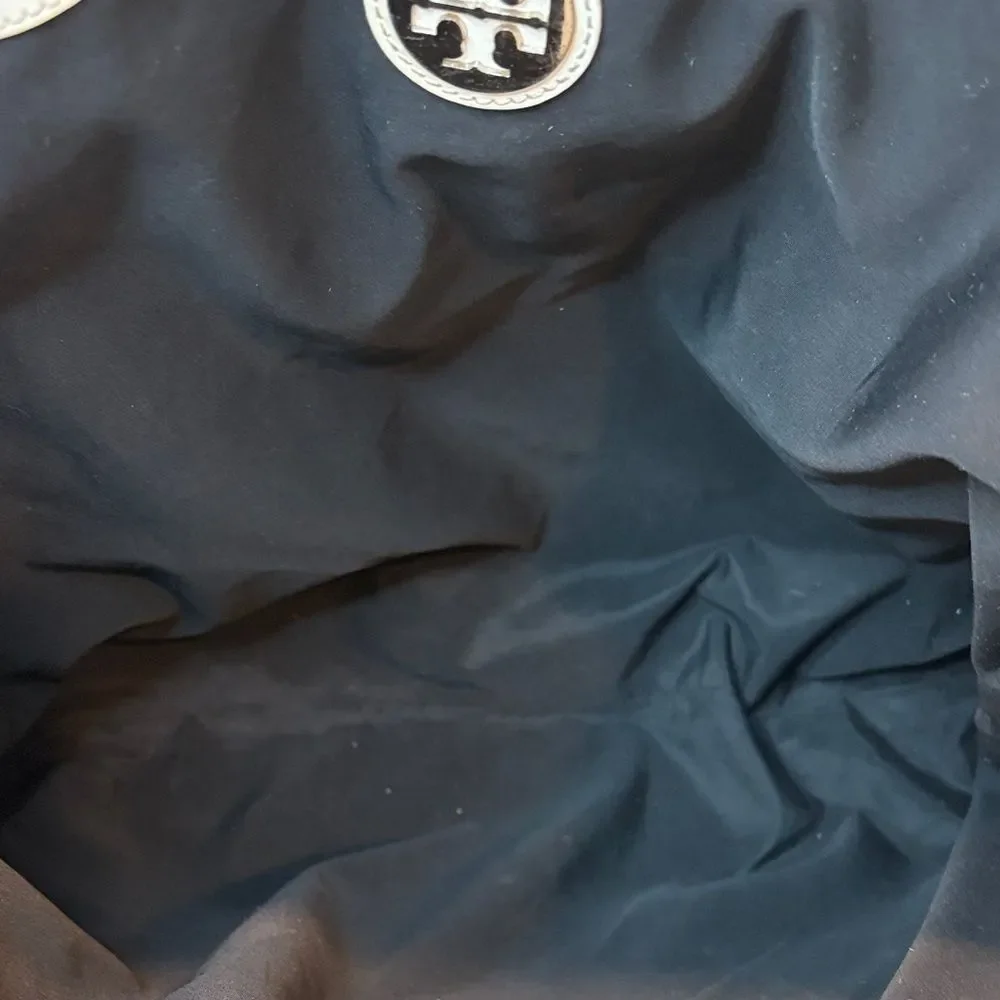 Tory Burch Bag Purse Handbag Tote Logo Patent Leather XL Designer Bag